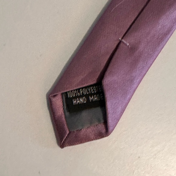 Mauve Skinny Tie - Picture 5 of 7